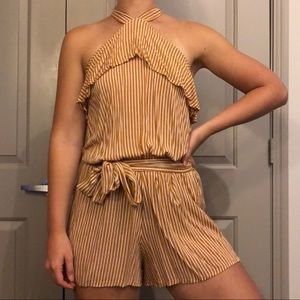Faithfull the Brand Mustard Yellow Romper
